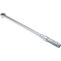 Ratcheting Head Micrometer Torque Wrench, Click, 1/2" Square Drive, 50 - 250 lbf. Ft Ottawa Fastener Supply
