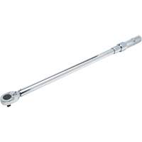 Ratcheting Head Micrometer Torque Wrench, Click, 1/2" Square Drive, 50 - 250 lbf. Ft Ottawa Fastener Supply