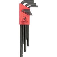Balldrive L-Style Hex Key Set, 9 Pcs., Metric Ottawa Fastener Supply
