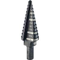 #4 Step Drill Bit, 3/16" - 7/8" , 1/16" Increments, High Speed Steel Ottawa Fastener Supply