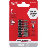 Shockwave 1" Impact Duty Torx&reg; Bit Set Ottawa Fastener Supply