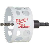 Scie-cloche Hole Dozer avec arbre, 3", Profondeur de la coupe 1-5/8", Bim&eacute;tal Ottawa Fastener Supply
