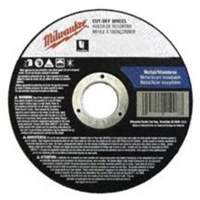 Meules &agrave; tronçonner &agrave; centre abaiss&eacute;, 4-1/2" x 0,045", Arbre de 7/8", Type 27, Oxyde d'aluminium, 13580 Tr/min Ottawa Fastener Supply