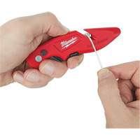 Fastback Flip Utility Knife, 2" Blade, Carbon Steel Blade, Metal Handle Ottawa Fastener Supply