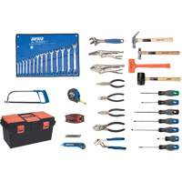 Deluxe Tool Set with Plastic Tool Box, 56 Pieces TYP012 | Ottawa Fastener Supply