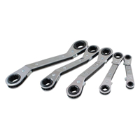 Offset Wrench Set, Ratcheting Box, 5 Pieces, Metric Ottawa Fastener Supply