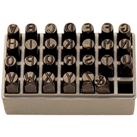 Jeu de lettres pour estampage &agrave; la main, 27 morceaux Ottawa Fastener Supply