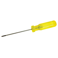 Electrician's Slotted Screwdriver, 1/8" Tip, Round, 7-1/4" L, Plastic Handle Ottawa Fastener Supply