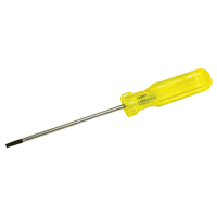 Electrician's Slotted Screwdriver, 5/32" Tip, Round, 7-3/4" L, Plastic Handle Ottawa Fastener Supply