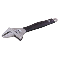 Adjustable Wrench, 8-1/4" L, 1-1/2" Max Width, Polished Ottawa Fastener Supply