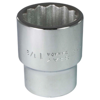 Socket, 1-1/2", 1" Drive, 12 Points Ottawa Fastener Supply