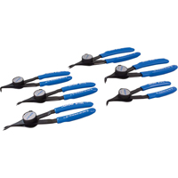 Convertible Retaining Ring Plier Set - Includes Plastic Case, 6 Pieces TYR824 | Ottawa Fastener Supply