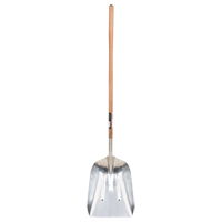 Scoop Shovel, Wood, Aluminum Blade, Straight Handle, 45-3/4" Length TYX063 | Ottawa Fastener Supply