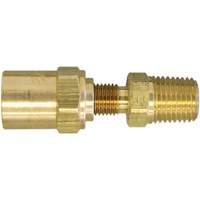 1/4" NPT Reusable Hose Fitting, 5/8" Dia., Brass Ottawa Fastener Supply