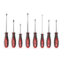 Screwdriver Set with Square Drive, 8 Pcs., Magnetic Ottawa Fastener Supply