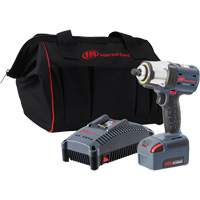 IQv20 Compact Cordless Impact Wrench Kit, 20 V, 1/2" Socket Ottawa Fastener Supply