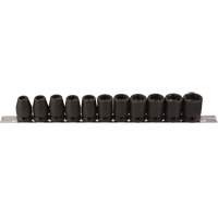 Jeu de douilles, 11 Mcx, Chocs, Prise de 1/2" Ottawa Fastener Supply
