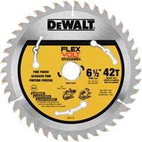 FlexVolt&reg; TrackSaw Blade, 6-1/2", 42 Teeth, Wood Use Ottawa Fastener Supply