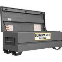 Jobsite Storage Box, 60" x 24" x 22-3/4", Steel, Grey UAI846 | Ottawa Fastener Supply