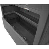 Piano Style Jobsite Storage Box, 60-1/2" W x 34-3/4" D x 49-3/8" H, Grey Ottawa Fastener Supply