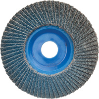 BlueFire™ R884P Coarse Grit Flap Disc, 5" x 7/8", Type 27, 60 Grit, Zirconia Alumina UAJ184 | Ottawa Fastener Supply