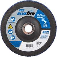BlueFire™ R884P Coarse Grit Flap Disc, 7" x 7/8", Type 27, 80 Grit, Zirconia Alumina UAJ185 | Ottawa Fastener Supply