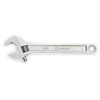 Adjustable Wrench, 12" L, 1-1/2" Max Width, Chrome Ottawa Fastener Supply