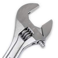 Adjustable Wrench - Bagged, 8" L, 1-1/8"/29 mm Max Width, Chrome Ottawa Fastener Supply