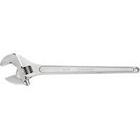 Adjustable Wrench, 24" L, 2-7/16" Max Width, Chrome UAJ364 | Ottawa Fastener Supply