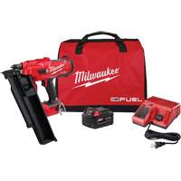 M18 Fuel 21 Degree Nailer Kit, 18 V, Lithium-Ion Ottawa Fastener Supply
