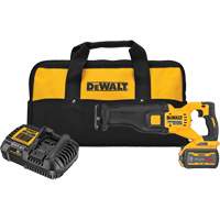 FlexVolt&reg; Max Brushless Reciprocating Saw Kit, 60 V, Lithium-Ion Battery, 0-3000 SPM Ottawa Fastener Supply