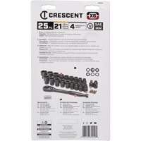 Mechanic's Tool Set, 25 Pcs, 3/8" Drive Size Ottawa Fastener Supply