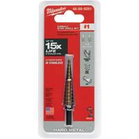 Foret &eacute;tag&eacute;, 1/8"/#1 - #1/1/2", Incr&eacute;ments de 1/32", Acier rapide au cobalt Ottawa Fastener Supply