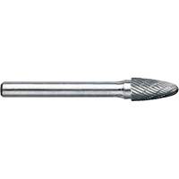Drillco&reg; Magnum Double Cut Solid Carbide Burr, SG-1, 1/4" Dia., 1/4" Shank, 5/8" Depth of Cut Ottawa Fastener Supply