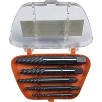 Drillco&reg; Screw Extractor Set with Drills, Carbide, 5 Pieces Ottawa Fastener Supply