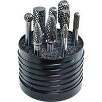 Jeu d'al&eacute;soirs au carbure plein &agrave; double coupe Magnum SET 1 Drillco, 8 morcea Ottawa Fastener Supply