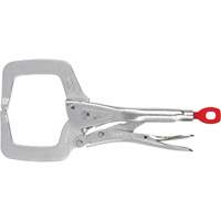 Torque Lock Locking Pliers with Regular Jaws, 11" Length, C-Clamp Ottawa Fastener Supply