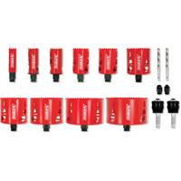 Electrician's Bi-Metal Hole Saw Set, 16 Pieces Ottawa Fastener Supply