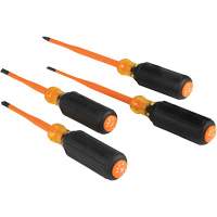 Slim-Tip Insulated Screwdriver Set, 1000 V, 4 Pcs Ottawa Fastener Supply