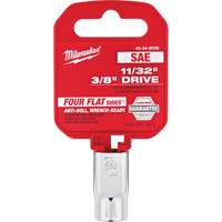 Prise SAE avec c&ocirc;t&eacute;s Four Flats, 11/32", Prise 3/8", 6 pans Ottawa Fastener Supply
