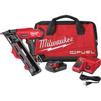 M18 Fuel 15 Gauge Finish Nailer Kit, 18 V, Lithium-Ion Ottawa Fastener Supply