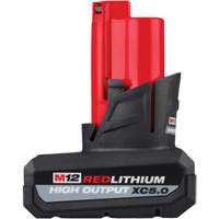 M12 Redlithium High Output XC5.0 Battery Pack, Lithium-Ion, 12 V, 5 Ah Ottawa Fastener Supply