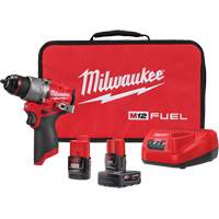 Ensemble perceuse/visseuse M12 Fuel, Lithium-ion, 12 V, Mandrin 1/2", Couple 400 lb-po Ottawa Fastener Supply