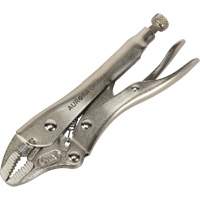 Locking Pliers with Wire Cutter, 5" Length, Curved Jaw Ottawa Fastener Supply