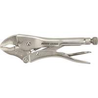 Locking Pliers with Wire Cutter, 10" Length, Curved Jaw Ottawa Fastener Supply