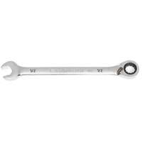 90-Tooth Reversible Ratcheting Wrench, 12 Point, 1/2", Chrome/Polished Finish Ottawa Fastener Supply