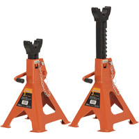 853B Jack Stands, Locking Handle/Ratchet, 3 Ton(s) Capacity, 11" - 16" H Ottawa Fastener Supply