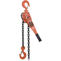 KLP Series Heavy-Duty Lever Chain Hoist with Overload Protection, 5' Lift, 6000 lbs. (3 tons) Capacity UAV894 | Ottawa Fastener Supply