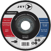 A60T PowerPlus Cut-Off Wheel, 4-1/2" x 3/64", 7/8" Arbor, Type 27, 13300 RPM Ottawa Fastener Supply