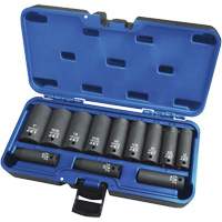 PS1238D Jeux - douilles, 12 Mcx, Chocs, Prise de 3/8", Profond Ottawa Fastener Supply